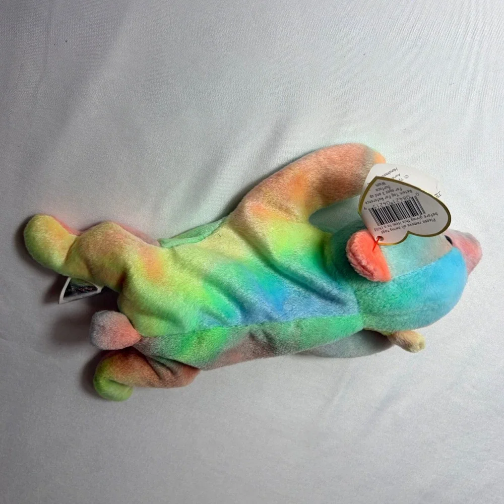Ty Beanie Babies Scat the Cat and Sammy the Bear 1999 Plush Toy Bundle 2pc